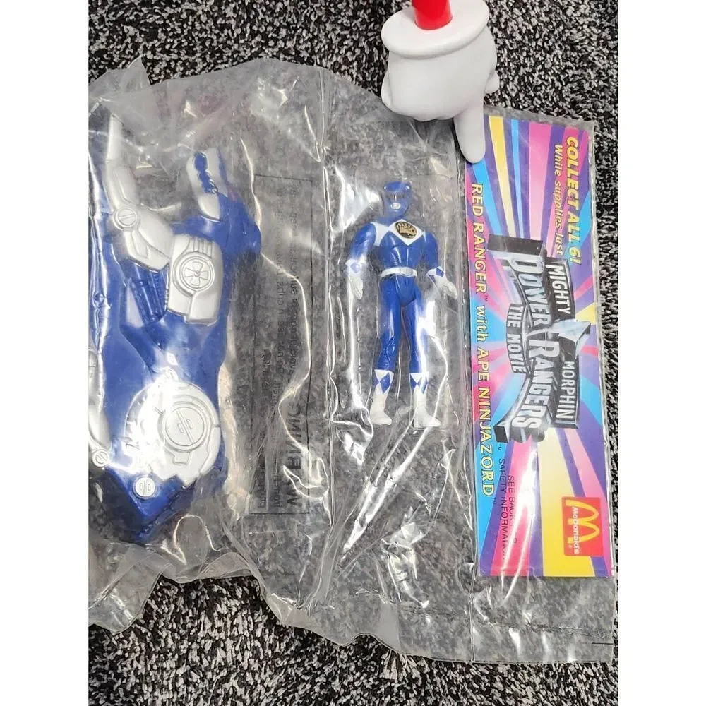 Power Rangers The Movie Blue Ranger with Wolf Ninjazord